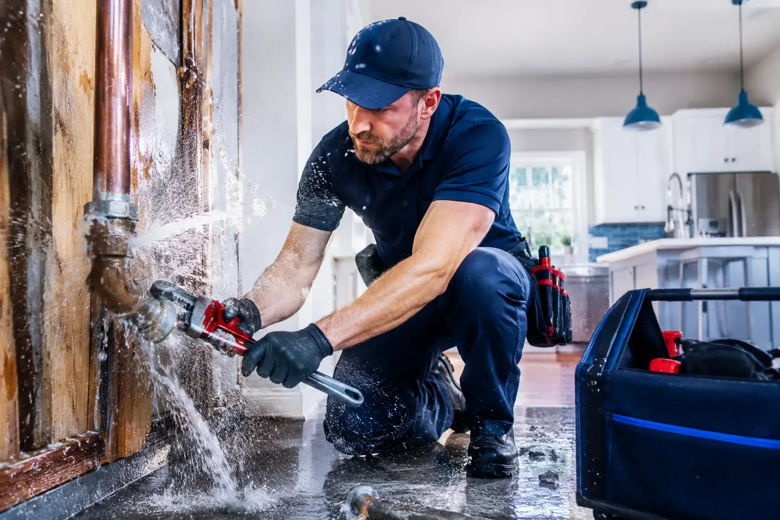 Emergency pipe repair in Washington